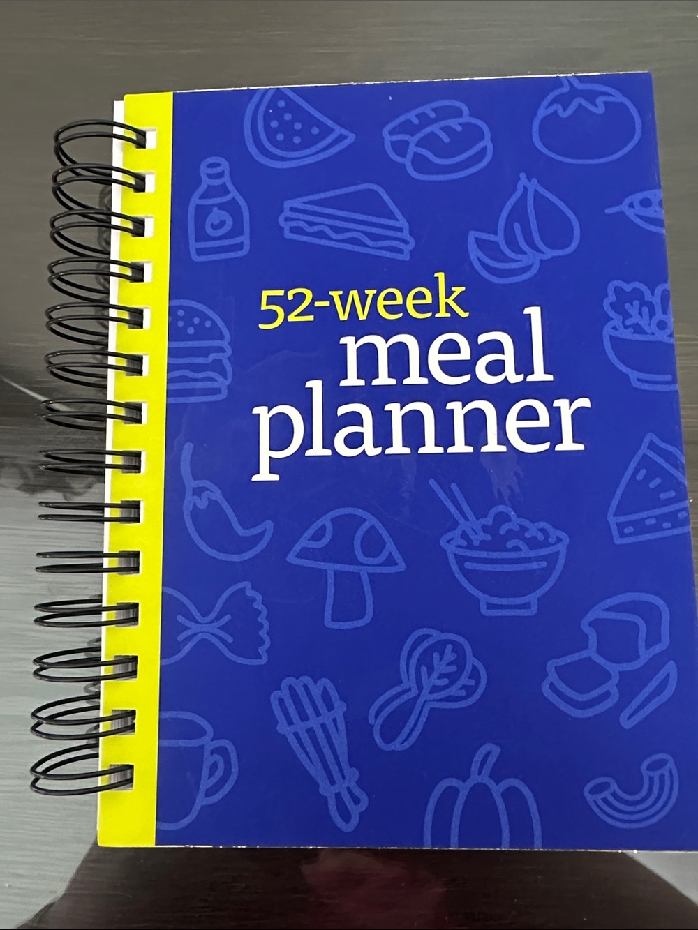 Weight Watchers 52-Week Meal Planner - Blue and Yellow